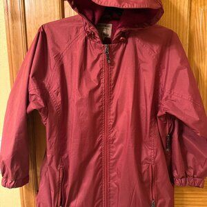 Cold Storage Foul Weather Gear Raincoat.  Girls Large.  Red